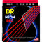 DR Neon Red NRA-11 Acoustic Guitar Strings - Custom Light